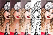 Pencil Pixels Grunge Comic Multifile example image